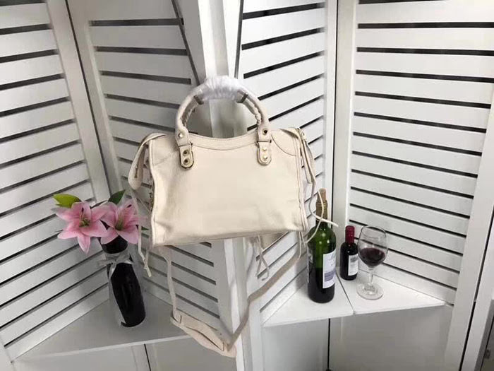 BALENCIAG巴黎世家 經典機車 原版山羊皮 包邊五金款 手提肩背斜挎包  BL1432